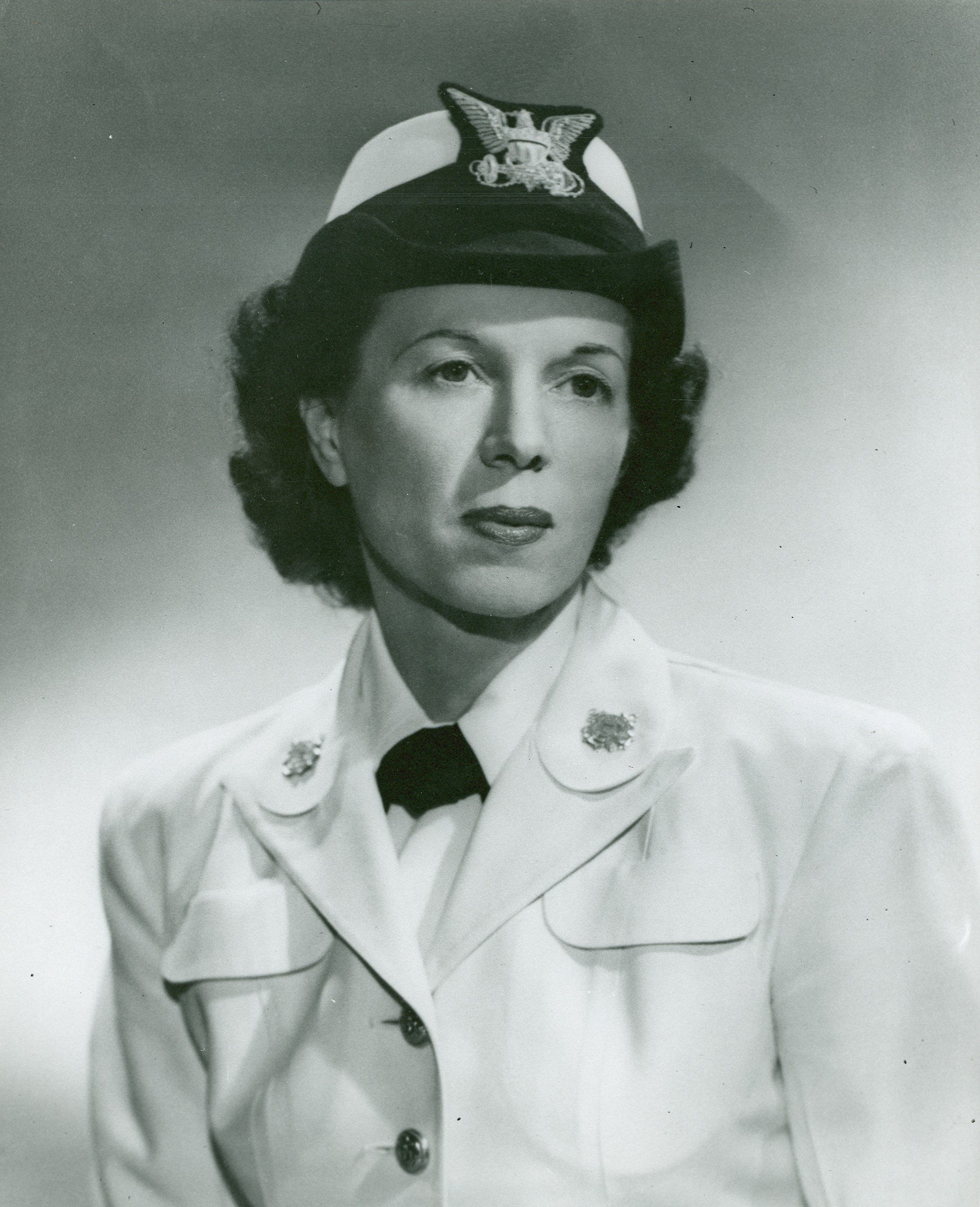 An official service photograph of Lt. Edith Munro in dress whites. (U.S. Coast Guard) An official service photograph of Lt. Edith Munro in dress whites. (U.S. Coast Guard)